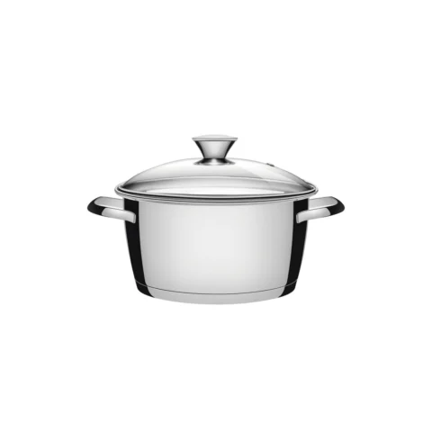 Caçarola Funda Allegra Aço Inox 20cm 3,1L com Tampa