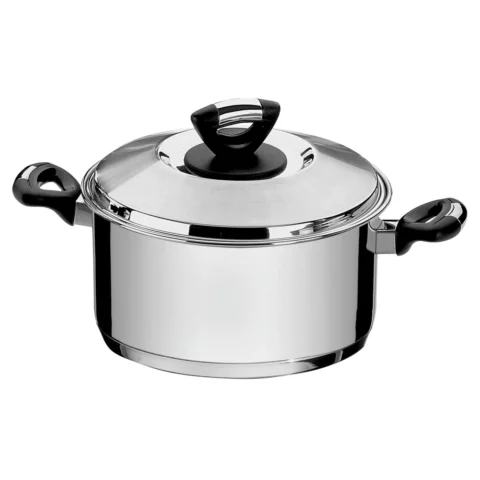 Caçarola funda aço inox Tramontina Solar 28 cm 8,4 L