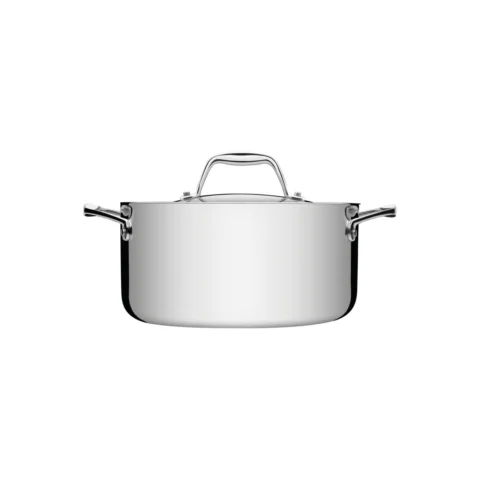 Caçarola funda Trix em aço inox 16 cm 1,7 L com tampa