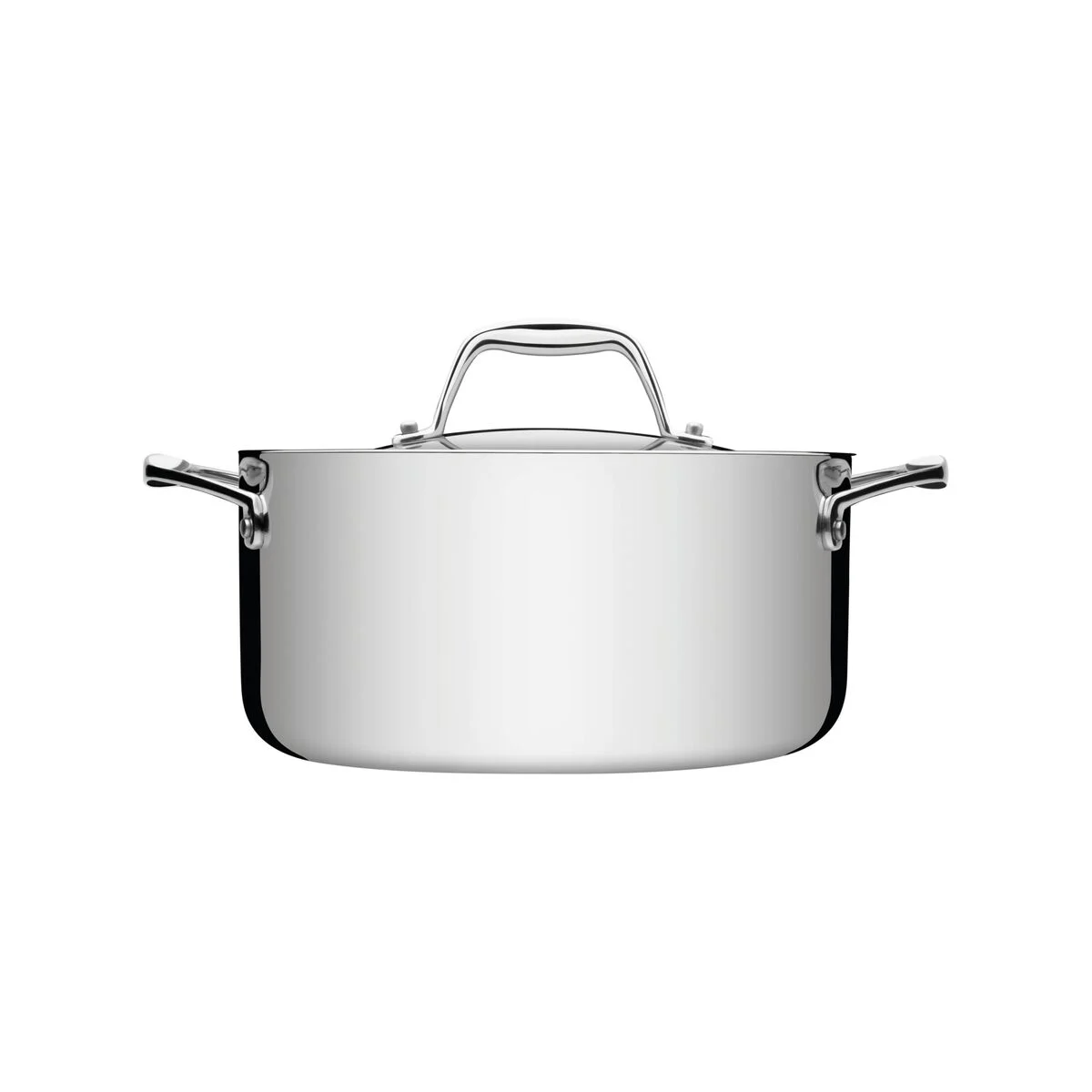 Caçarola Funda Tramontina Trix Aço Inox 3,5 L com Tampa