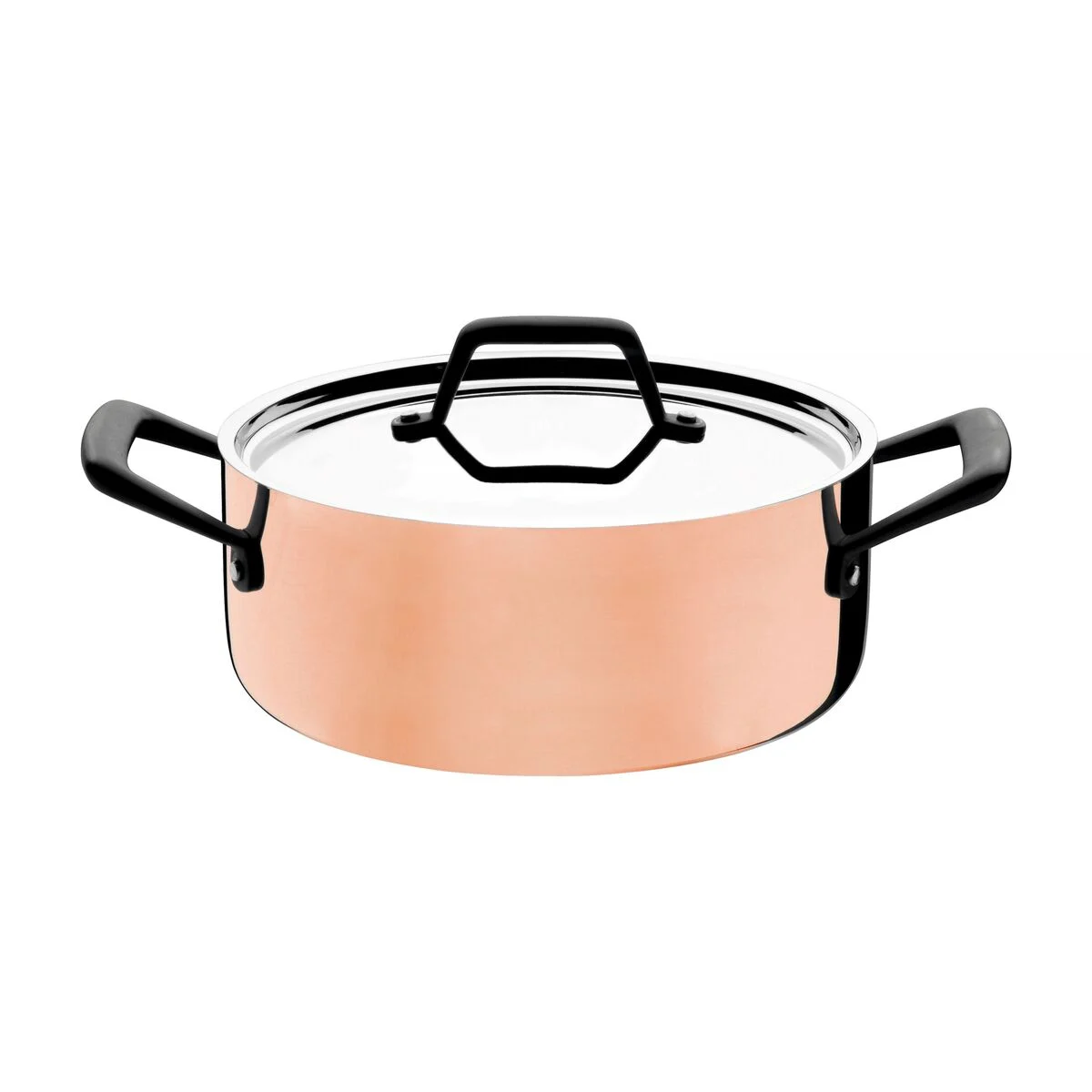 Panela de aço inox Trix com cobre, 20 cm, 3,1 litros