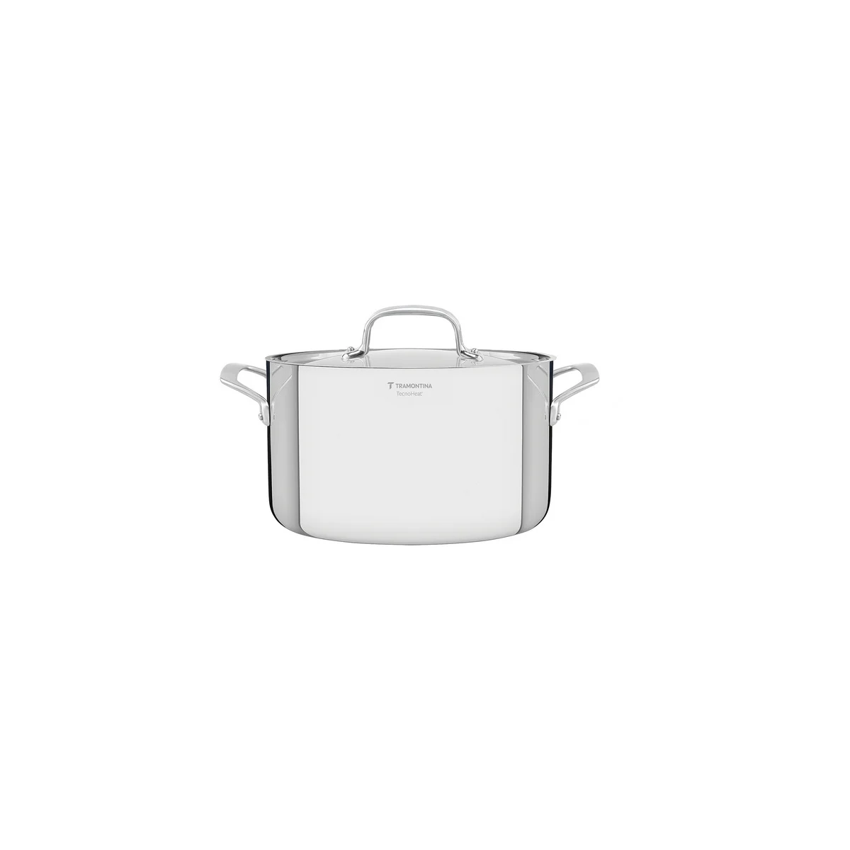 Caçarola Funda Tramontina Chrono Aço Inox 20 cm 3,8 L