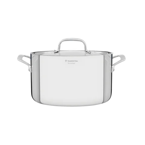 Caçarola funda Tramontina Chrono aço inox 24 cm 5,8 L