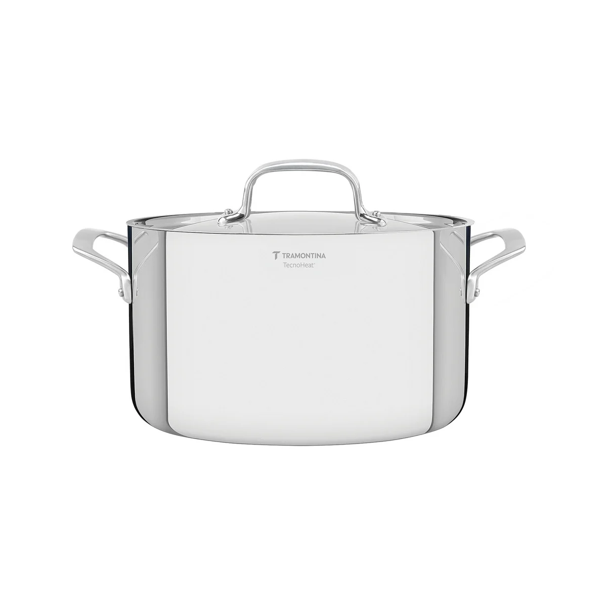 Caçarola funda Tramontina Chrono aço inox 24 cm 5,8 L