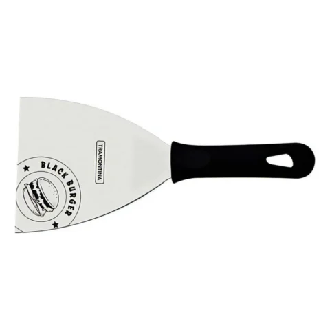Espátula Tramontina Black Burger Inox 4 Polegadas