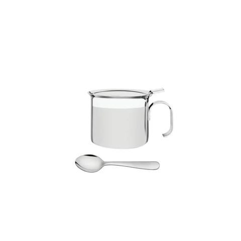 Açucareiro Tramontina Buena aço inox com colher 350 ml