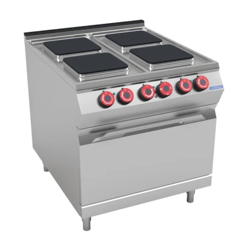 Fogão elétrico aço inox com forno 220V N 80X90