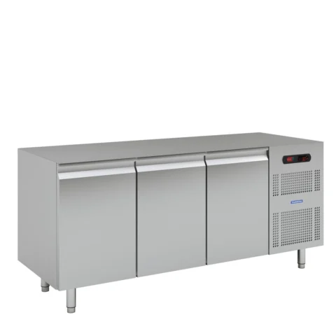 Balcão horizontal aço inox refrigerado 3 portas 50HZ