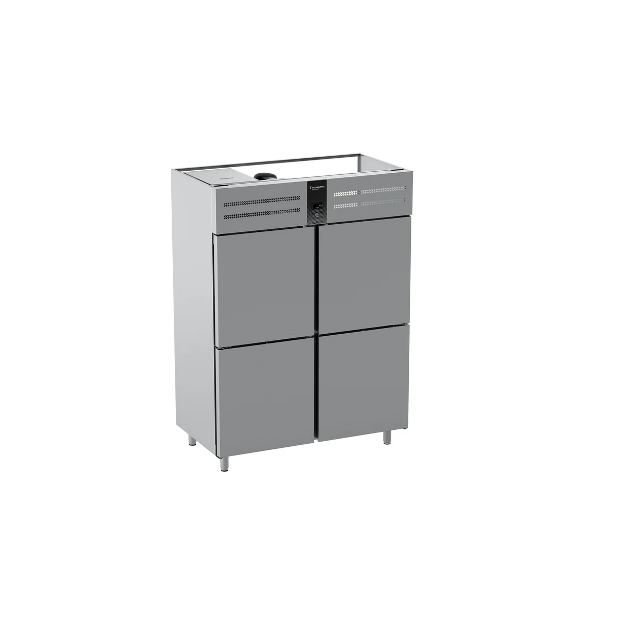 REFRIG.VERT.ACO INOX 1400L BIP.4PT