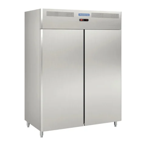 Freezer vertical aço inox N1340L, portas de aço inox