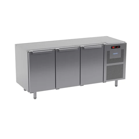 Balcão horizontal aço inox freezer 3 portas N