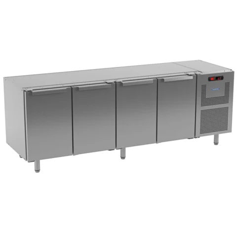 Balcão horizontal aço inox freezer 4 portas N
