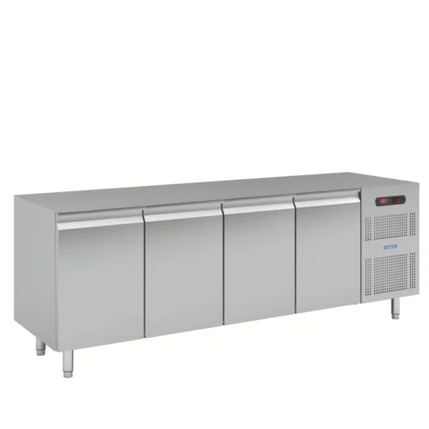 Balcão horizontal aço inox refrigerado 4 portas 50HZ