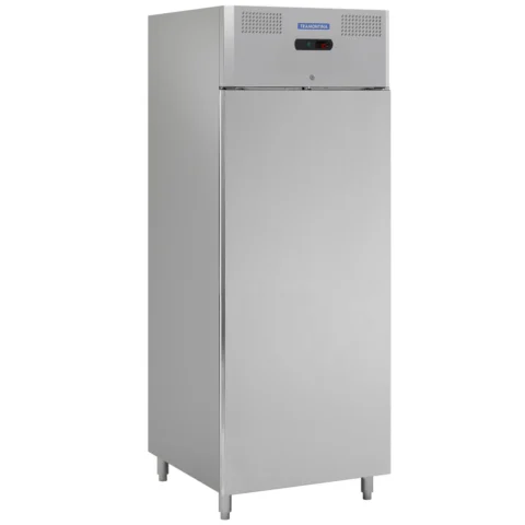 Armário pass-through refrigerado aço inox, portas de aço inox