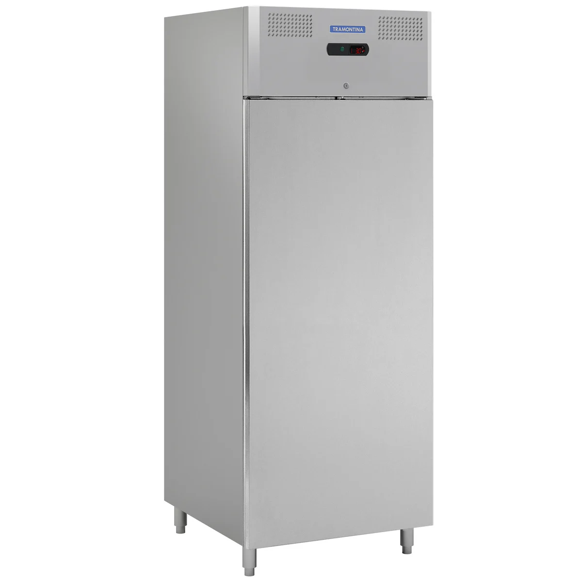 Armário pass-through refrigerado aço inox, portas de aço inox