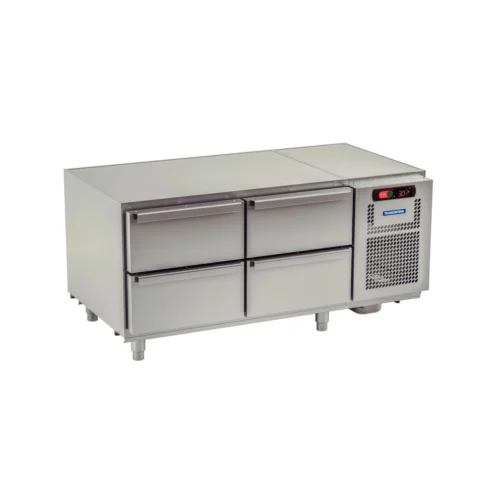 Base refrigerada aço inox 4 gavetas
