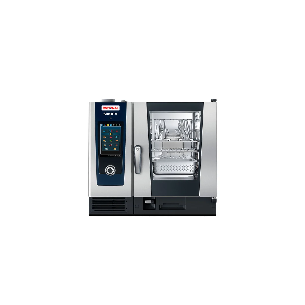 Forno combinado a vapor a gás aço inox 6GN iCombi PRO