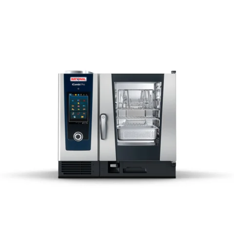 Forno combinado a vapor elétrico aço inox 6GN 220V PRO