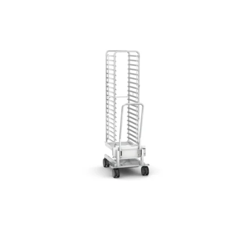 Carrinho de Aço Inox com 20 Cubas 1/1