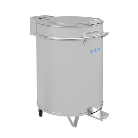Lixeira aço inox 100L com pedal 09006A0