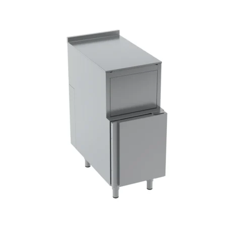 Módulo lixeira basculante aço inox 400x755 mm