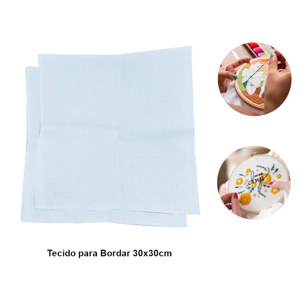 Kit Bordado Ponto Cruz Para Iniciante Completo com 50 ou 100 Cores de Linha + Bolsa Organizadora e Ferramentas - Imagem 5