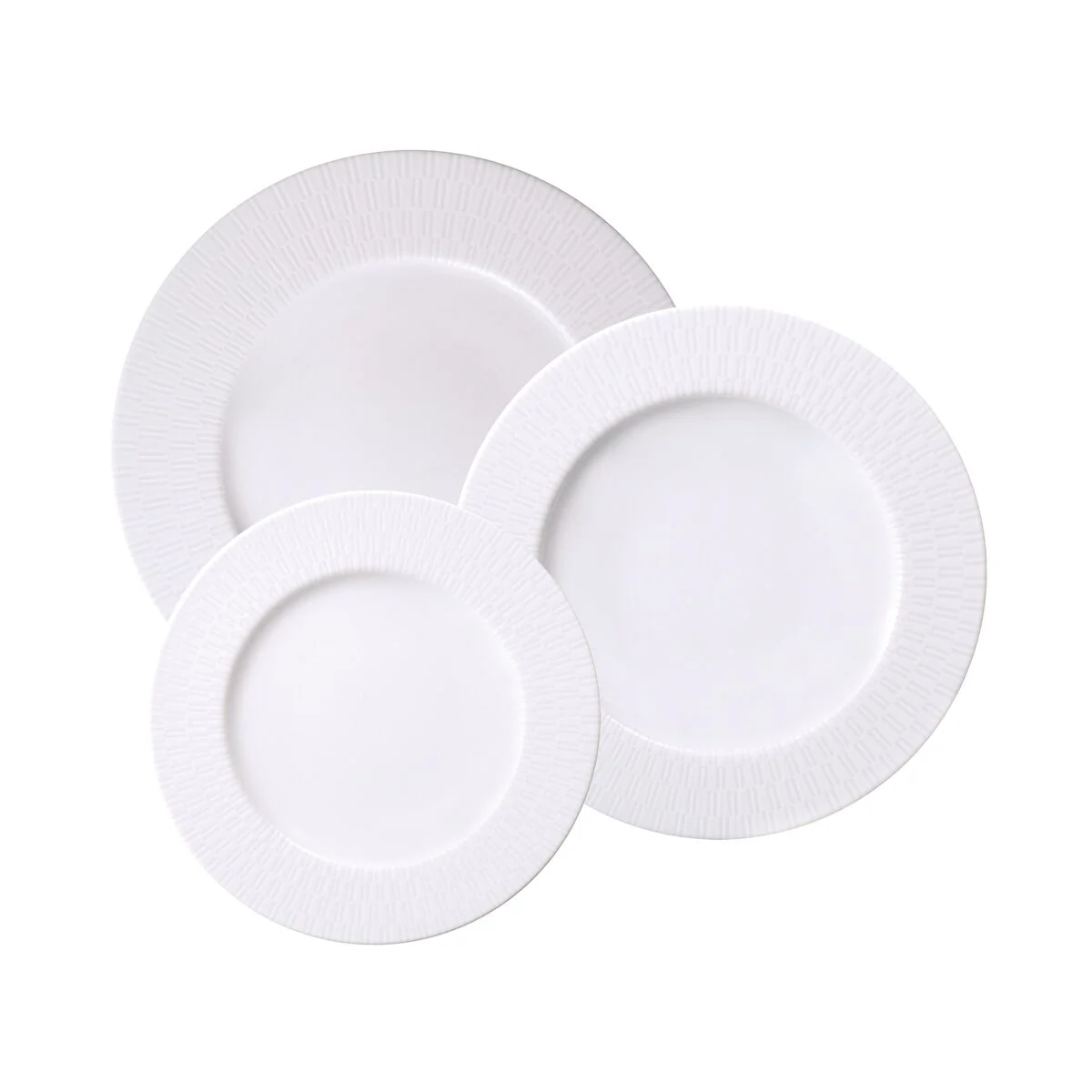 Jogo de Pratos Tramontina Santorini Porcelana 12 Peças