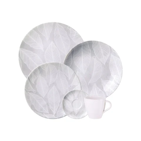 Aparelho de Jantar Tramontina Arbo em Porcelana 20 Peças