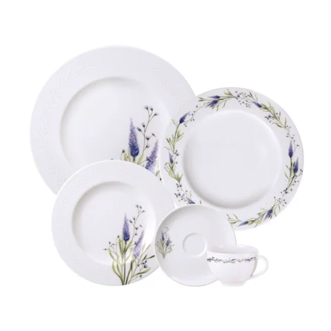 Aparelho de Jantar Tramontina Lilla 20 Peças em Porcelana