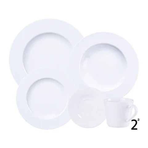 Aparelho de Jantar Tramontina Maria Augusta 20 peças branco
