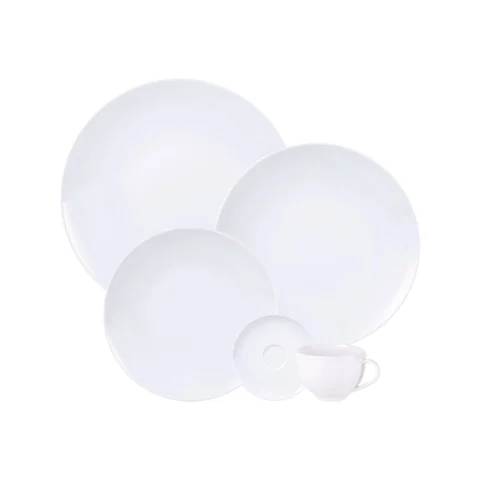 Aparelho de Jantar Tramontina Flavia em Porcelana 20 Peças