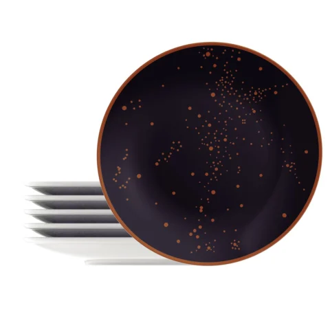 Prato Raso Tramontina Valentina Porcelana Decorada 28 cm - 6 Peças