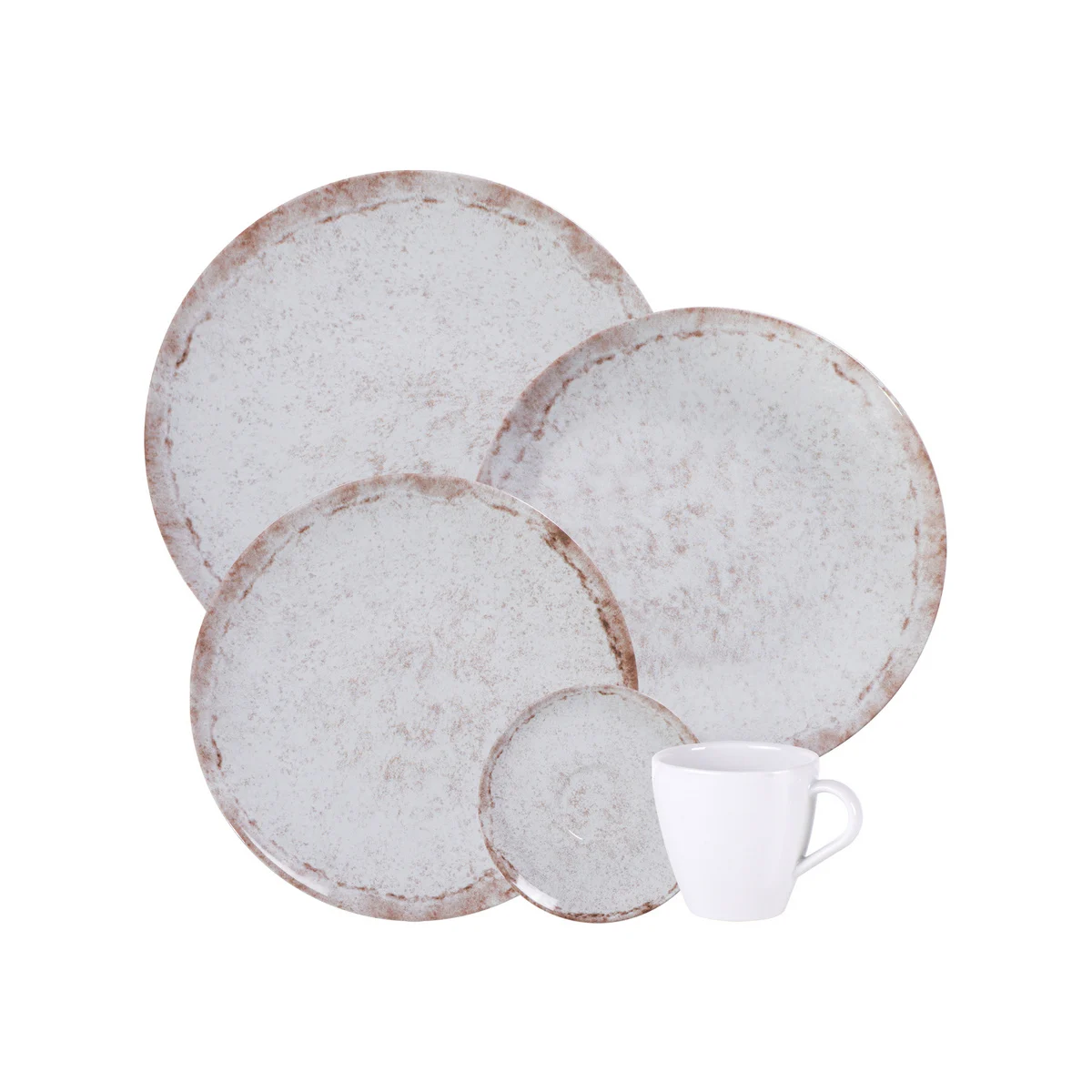Aparelho de Jantar Giovana Porcelana 20 Peças