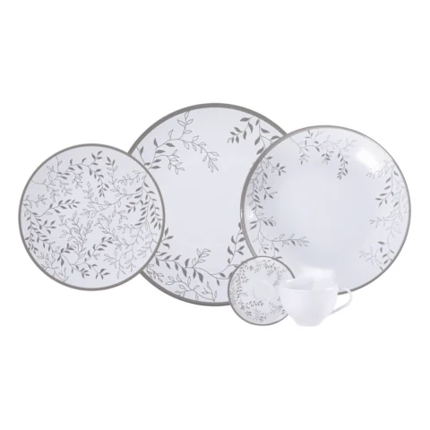 Aparelho de Jantar Porcelana Vereda 20 Peças