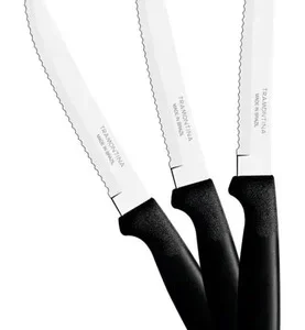 Faca Churrasco Tramontina Ipanema 5 Aço Inox Preto