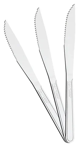 60 Facas Churrasco Aço Inox Búzios 4 pol Fibag - Tramontina