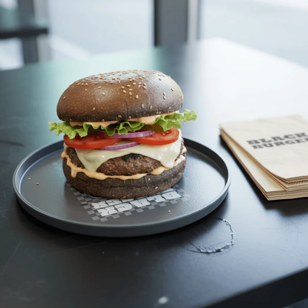 Prato Raso Tramontina Black Burger 20 Cm Polietileno - Imagem 2