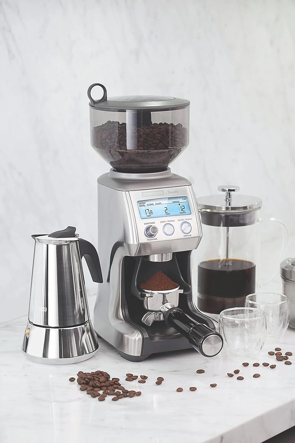 Kit Barista Tramontina: Cafeteira Expresso e Moedor 110V - Imagem 5